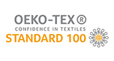 logo oeko-tex label de qualité comprenant plusieurs normes techniques, visant à certifier les qualités sanitaires et écologiques des textiles et cuirs