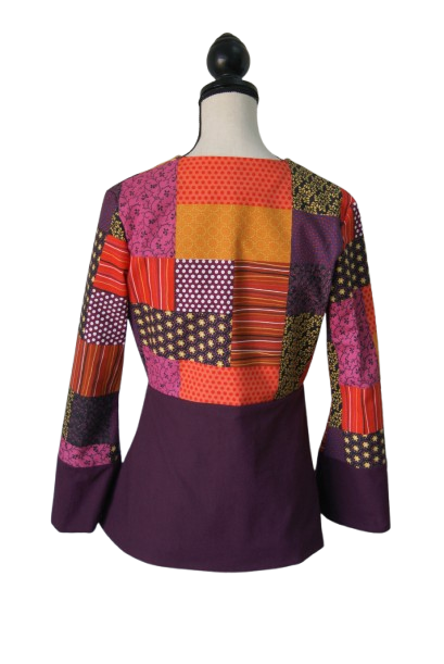 Veste patchwork (Taille S) – Image 4