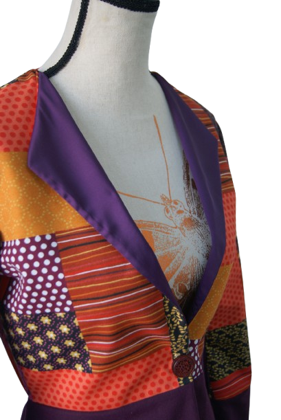 Veste patchwork (Taille S) – Image 2